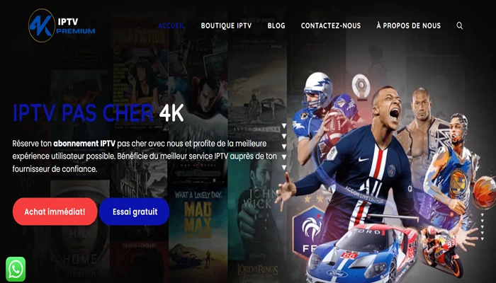 IPTV-Pascher 4K est un site de vente de code iptv