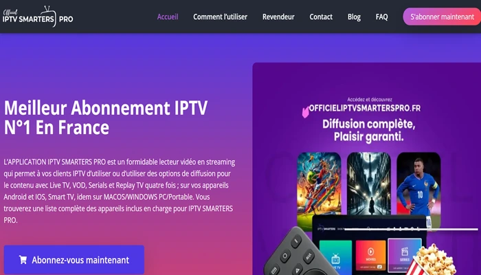 Officiel IPTV SMARTERS PRO 
