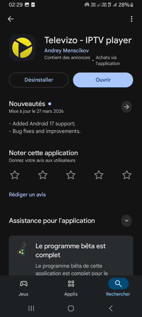 Télécharger Televizo 