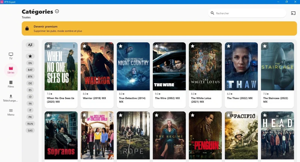 Installer l'IPTV sur Windows