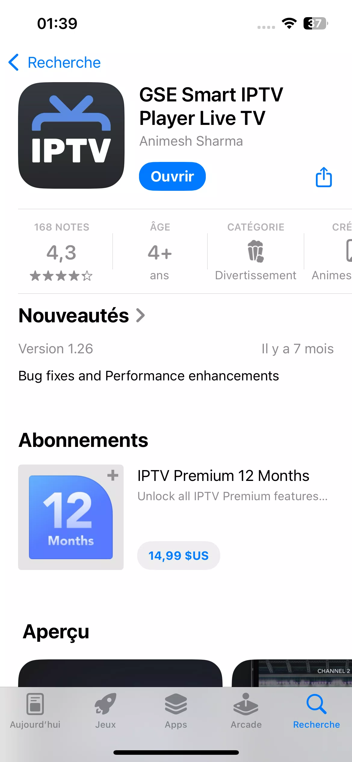 télécharger une application IPTV